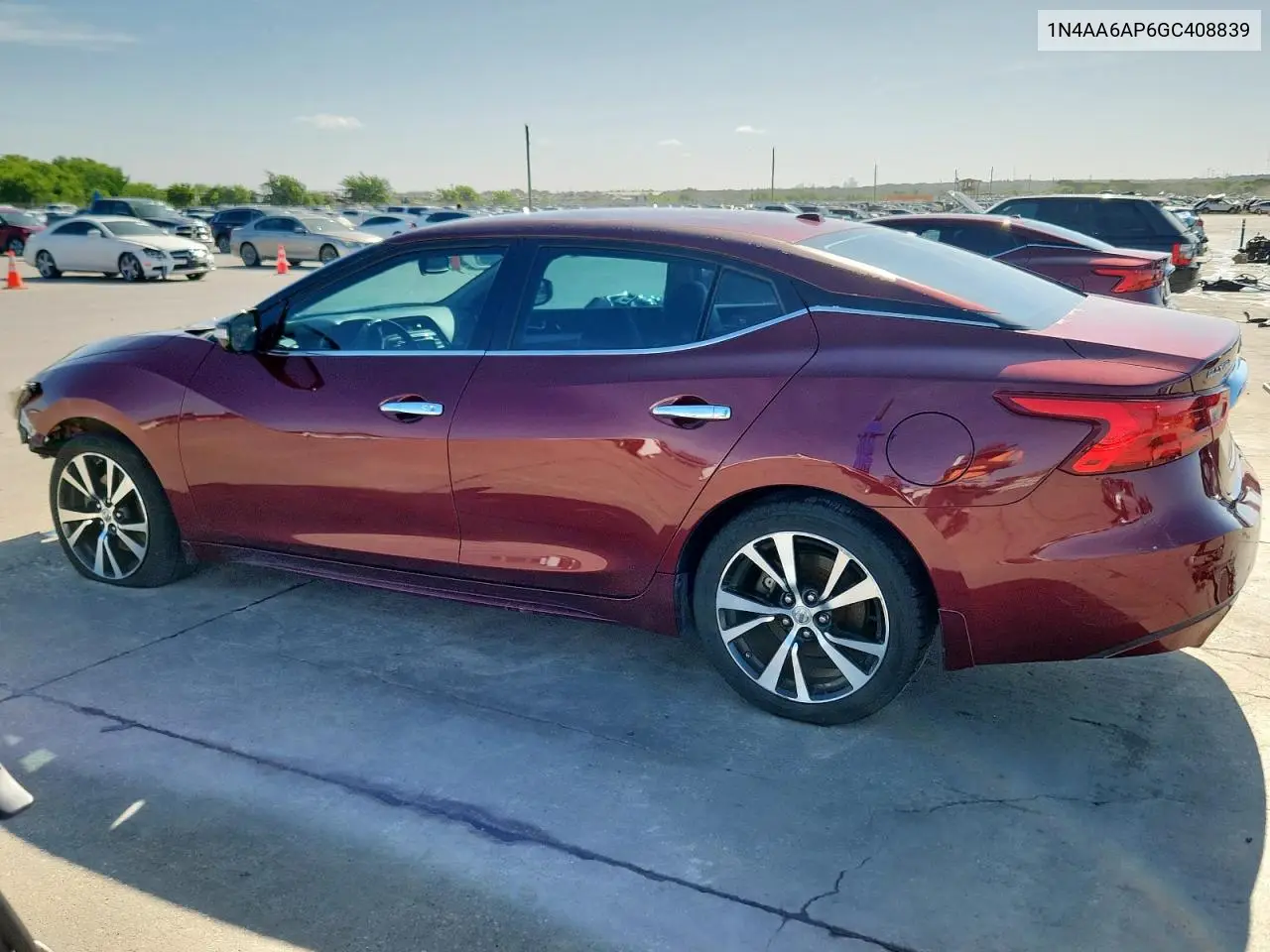 2016 Nissan Maxima 3.5S VIN: 1N4AA6AP6GC408839 Lot: 62942175