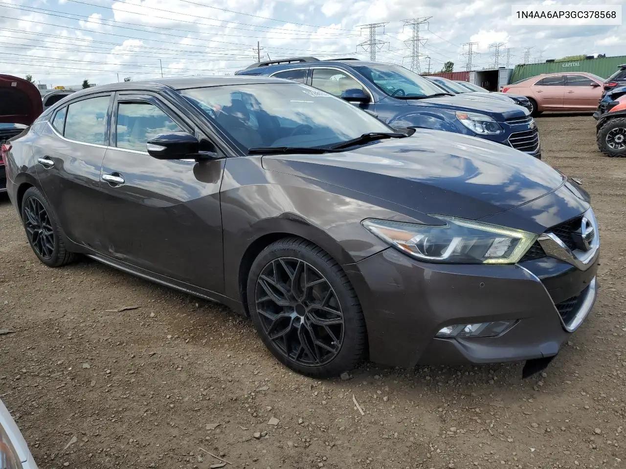 2016 Nissan Maxima 3.5S VIN: 1N4AA6AP3GC378568 Lot: 62956155