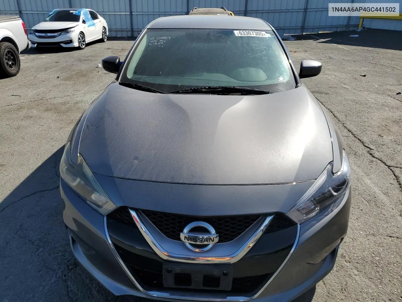 2016 Nissan Maxima 3.5S VIN: 1N4AA6AP4GC441502 Lot: 63307305