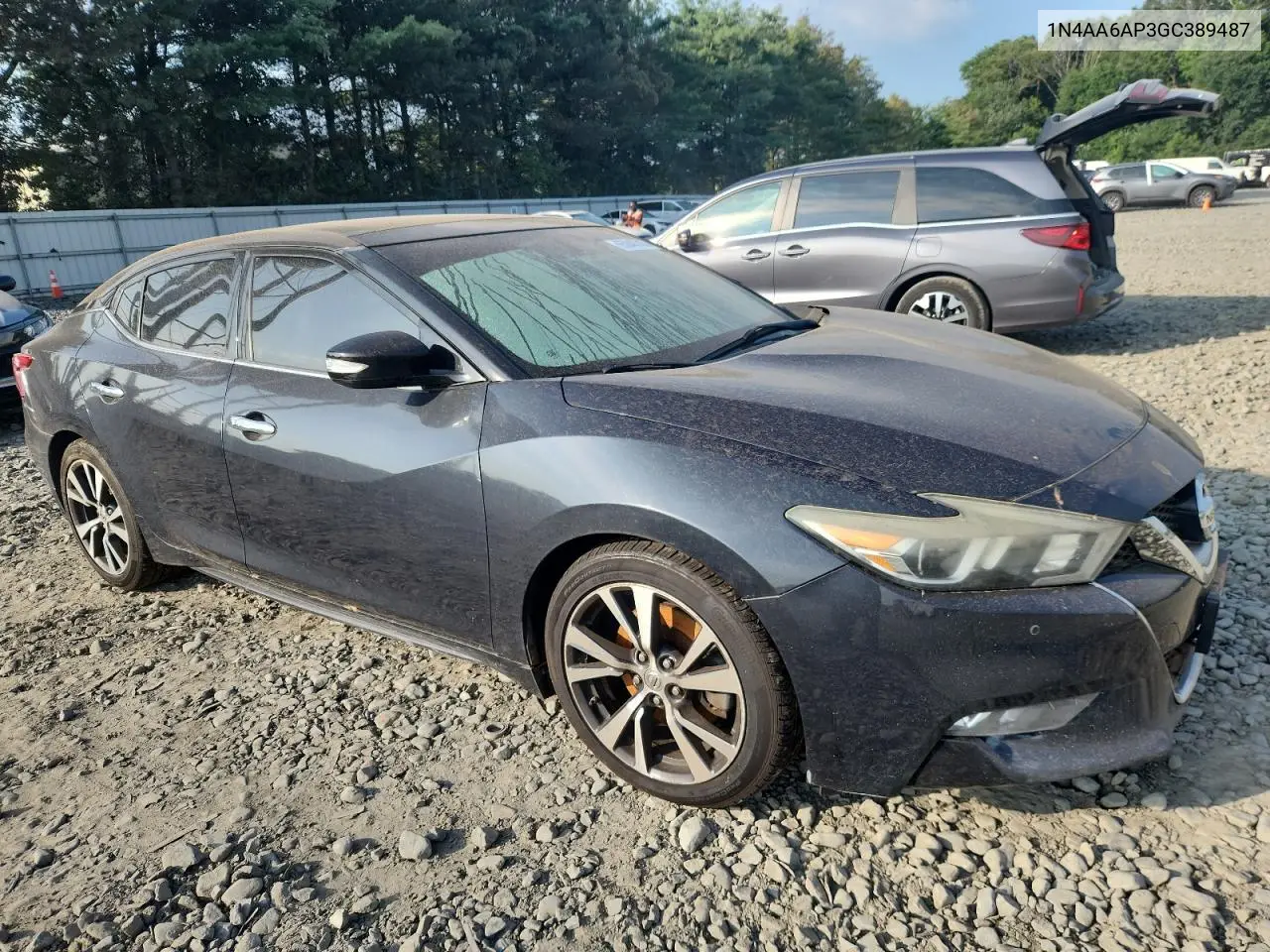 2016 Nissan Maxima 3.5S VIN: 1N4AA6AP3GC389487 Lot: 65846745