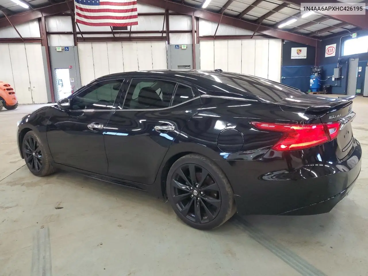 2017 Nissan Maxima 3.5S VIN: 1N4AA6APXHC426195 Lot: 50402005