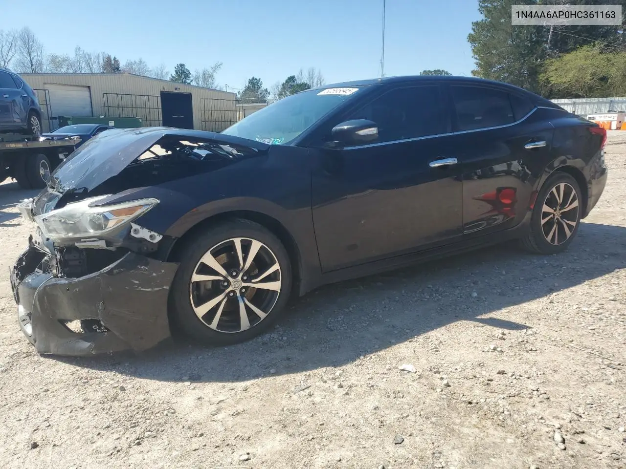 2017 Nissan Maxima 3.5S VIN: 1N4AA6AP0HC361163 Lot: 50595845