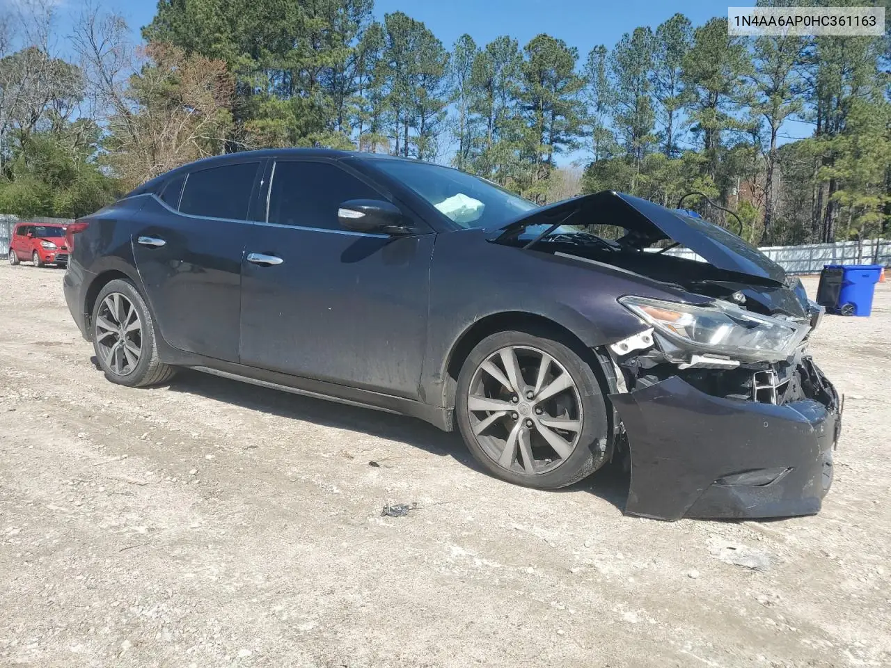 2017 Nissan Maxima 3.5S VIN: 1N4AA6AP0HC361163 Lot: 50595845
