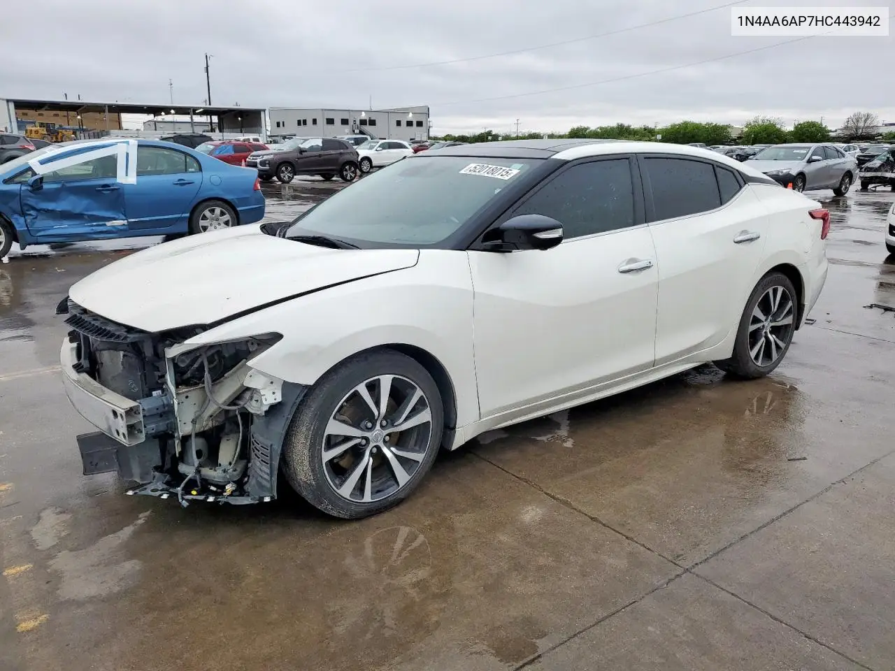 2017 Nissan Maxima 3.5S VIN: 1N4AA6AP7HC443942 Lot: 52018015