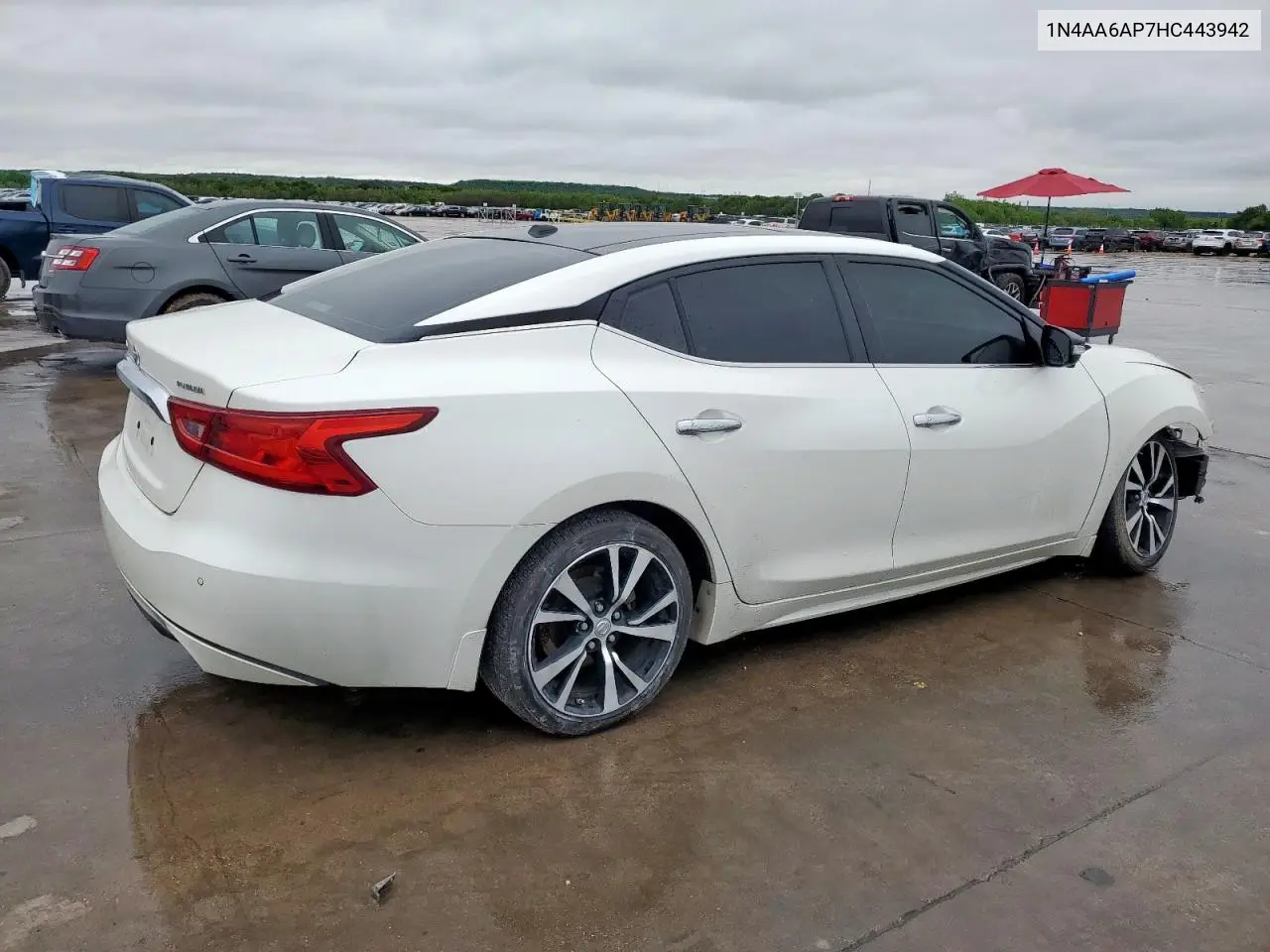2017 Nissan Maxima 3.5S VIN: 1N4AA6AP7HC443942 Lot: 52018015