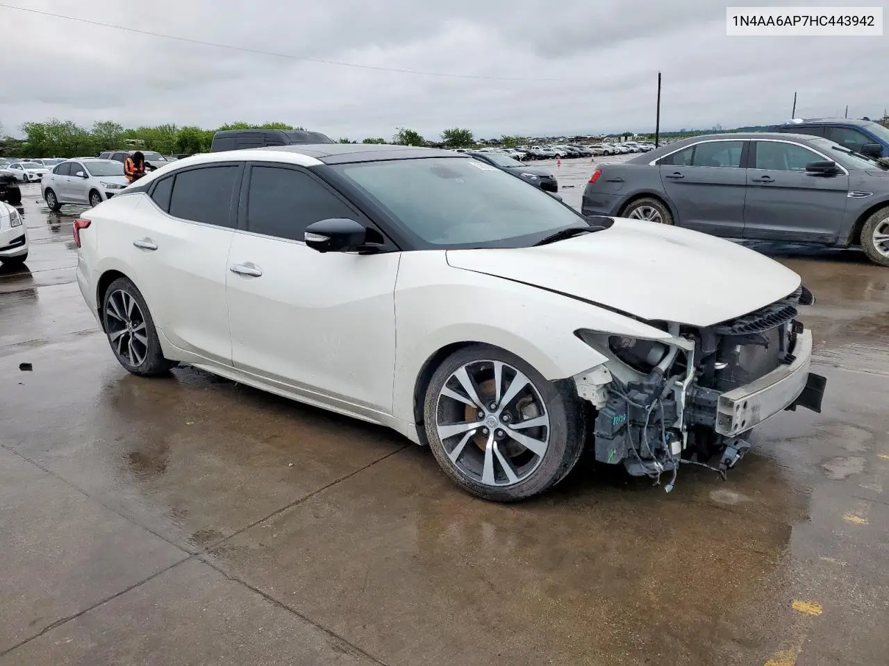 2017 Nissan Maxima 3.5S VIN: 1N4AA6AP7HC443942 Lot: 52018015