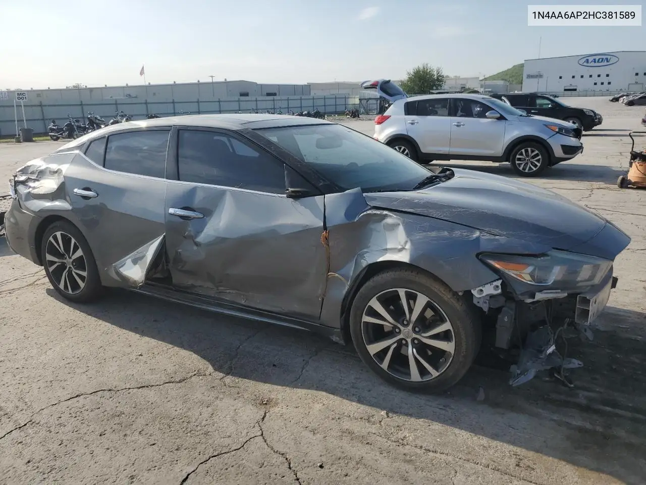 2017 Nissan Maxima 3.5S VIN: 1N4AA6AP2HC381589 Lot: 53400135