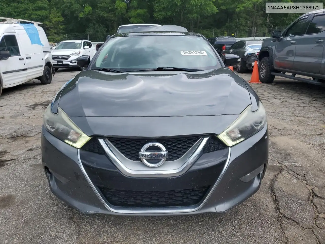 2017 Nissan Maxima 3.5S VIN: 1N4AA6AP3HC388972 Lot: 55361295