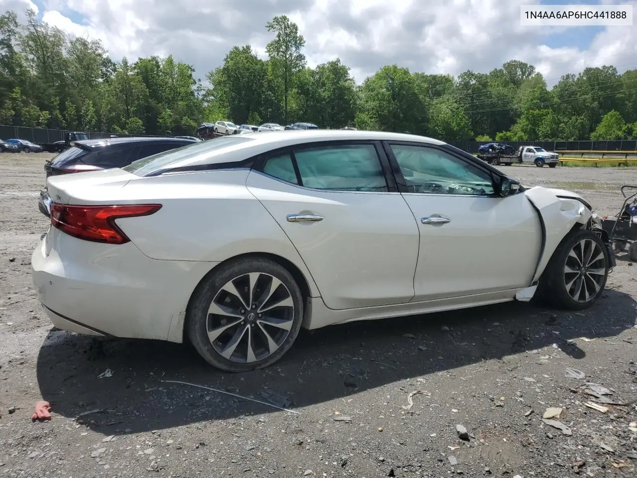 2017 Nissan Maxima 3.5S VIN: 1N4AA6AP6HC441888 Lot: 55482875