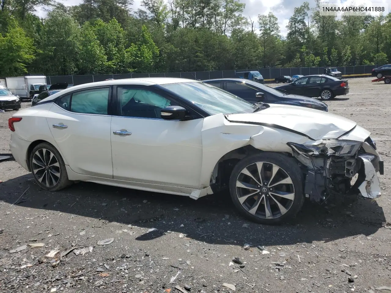 2017 Nissan Maxima 3.5S VIN: 1N4AA6AP6HC441888 Lot: 55482875