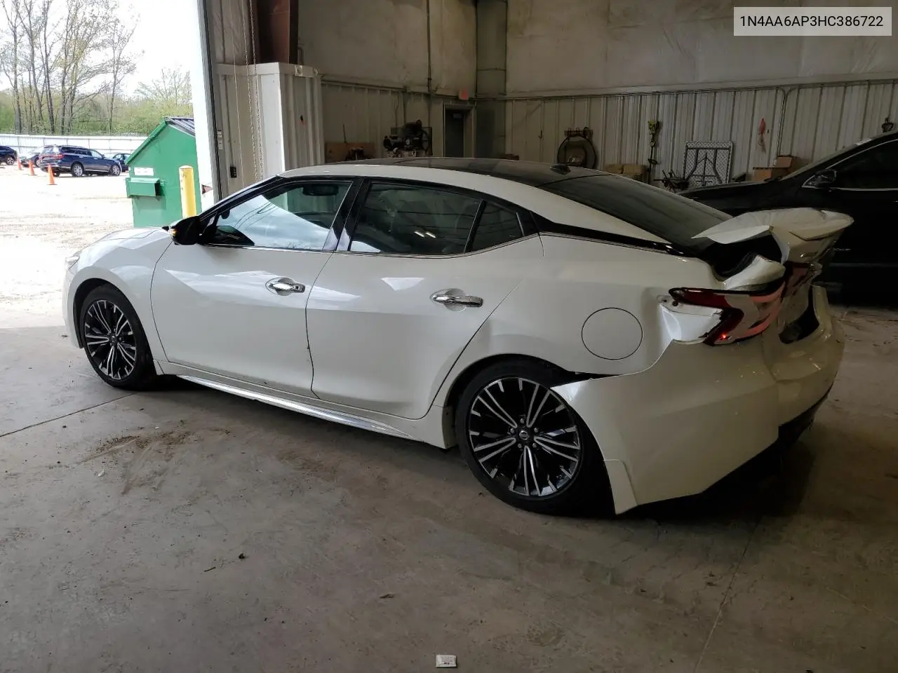2017 Nissan Maxima 3.5S VIN: 1N4AA6AP3HC386722 Lot: 56196775