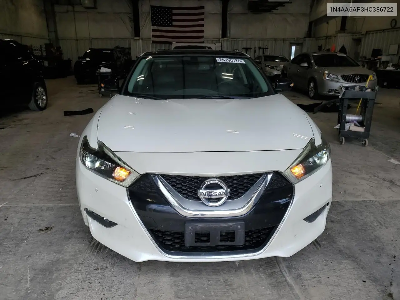 2017 Nissan Maxima 3.5S VIN: 1N4AA6AP3HC386722 Lot: 56196775