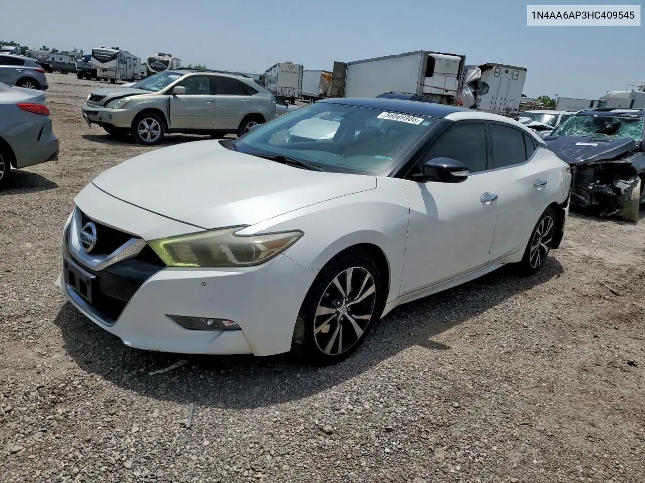 2017 Nissan Maxima 3.5S VIN: 1N4AA6AP3HC409545 Lot: 56869905