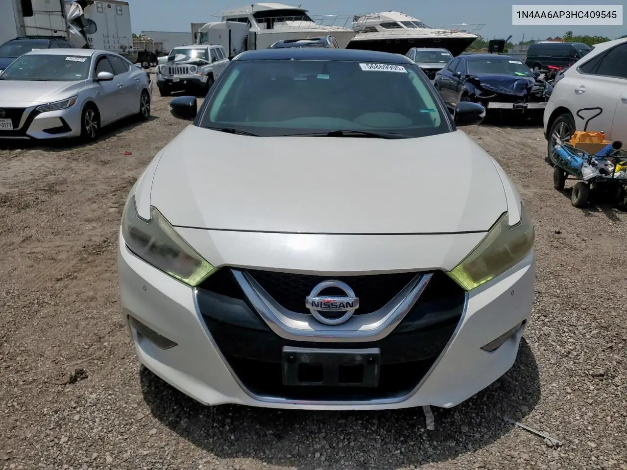 2017 Nissan Maxima 3.5S VIN: 1N4AA6AP3HC409545 Lot: 56869905