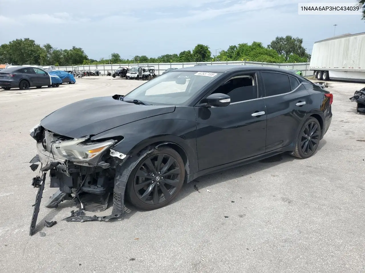 2017 Nissan Maxima 3.5S VIN: 1N4AA6AP3HC434039 Lot: 62537155