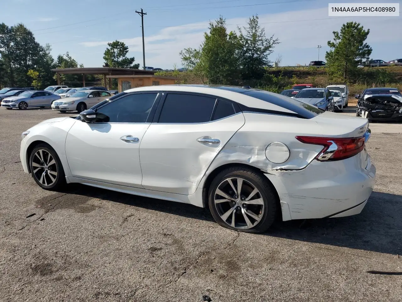 2017 Nissan Maxima 3.5S VIN: 1N4AA6AP5HC408980 Lot: 62631405
