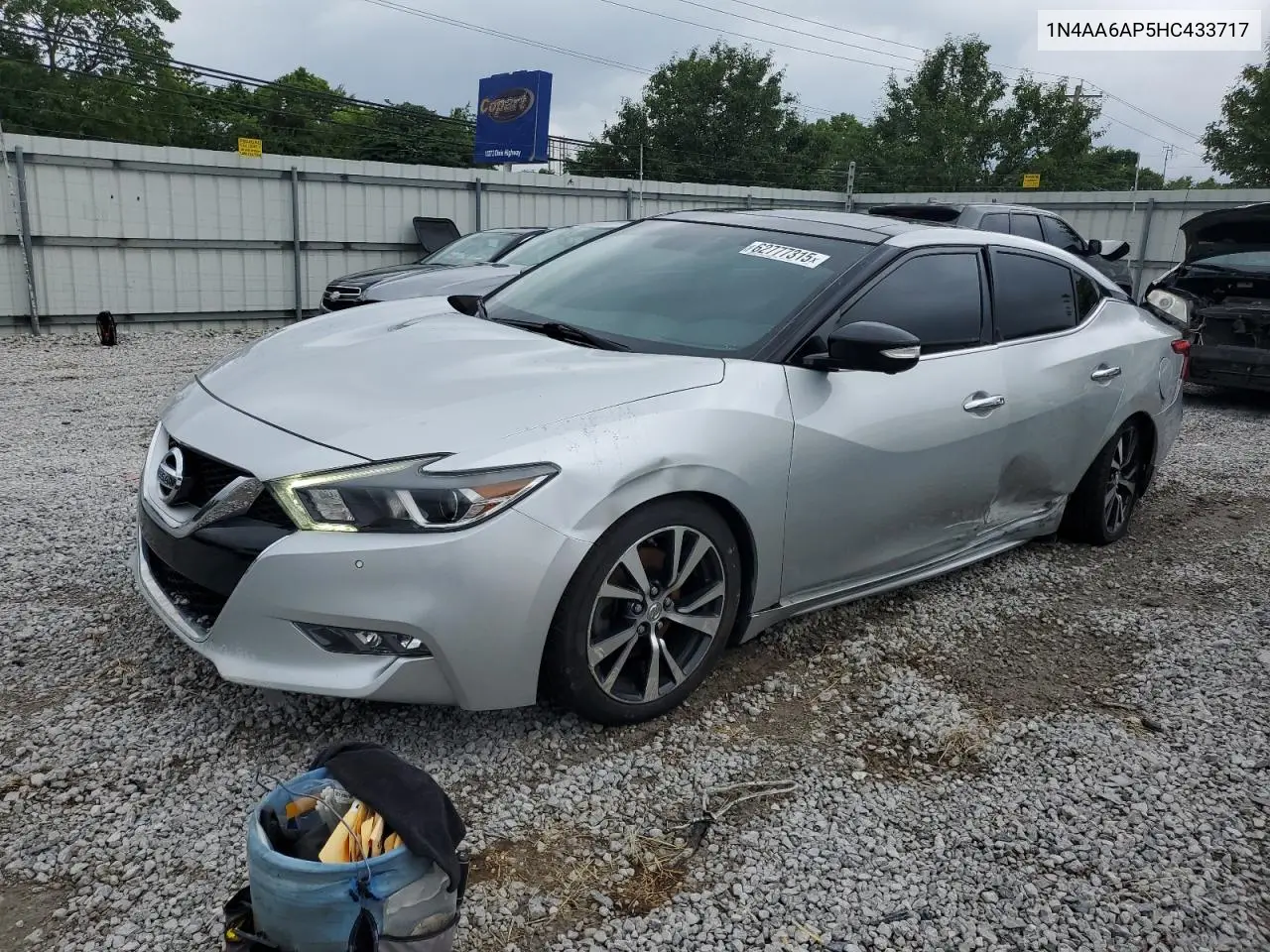 2017 Nissan Maxima 3.5S VIN: 1N4AA6AP5HC433717 Lot: 62777315