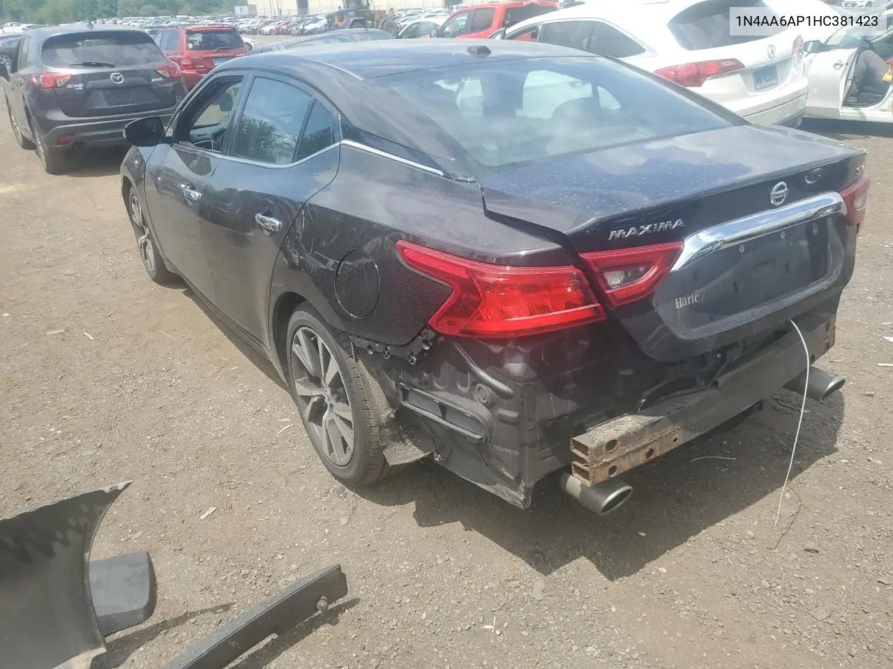 2017 Nissan Maxima 3.5S VIN: 1N4AA6AP1HC381423 Lot: 62792355