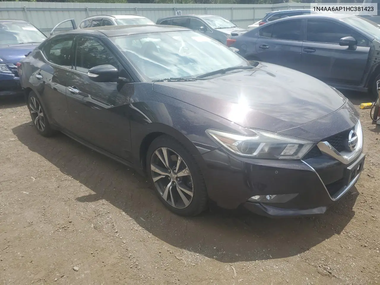 2017 Nissan Maxima 3.5S VIN: 1N4AA6AP1HC381423 Lot: 62792355
