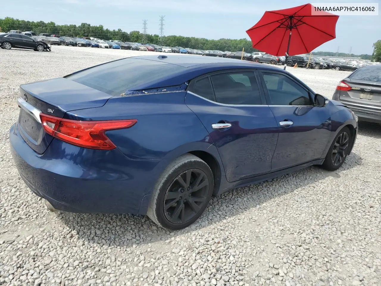 2017 Nissan Maxima 3.5S VIN: 1N4AA6AP7HC416062 Lot: 62852515