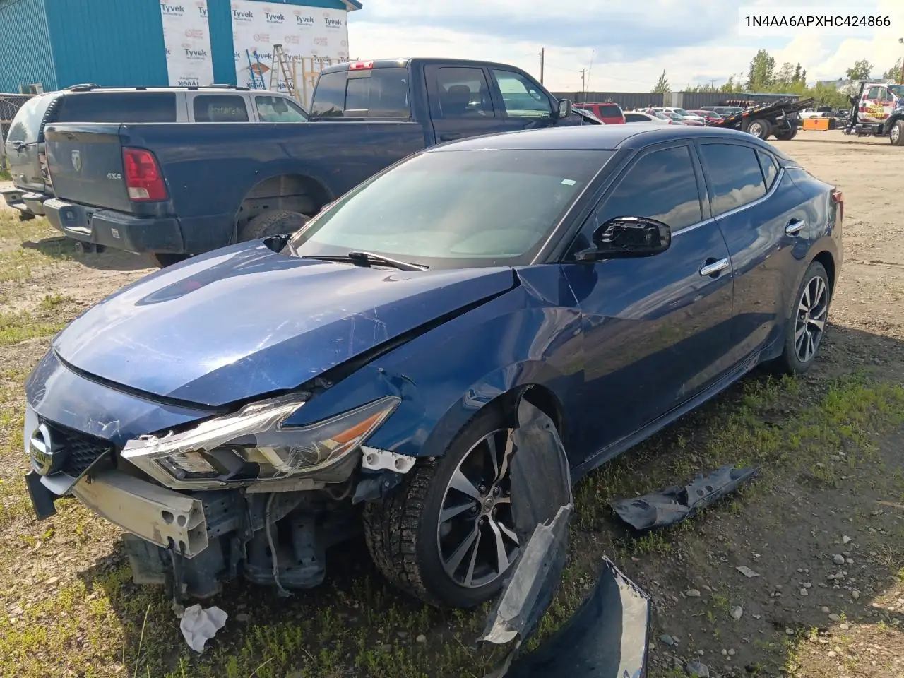 2017 Nissan Maxima 3.5S VIN: 1N4AA6APXHC424866 Lot: 63123795