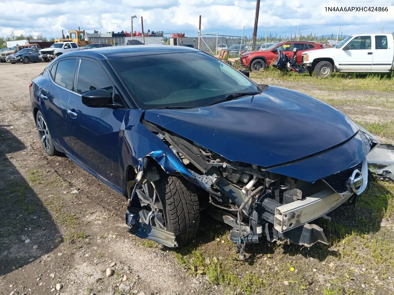 2017 Nissan Maxima 3.5S VIN: 1N4AA6APXHC424866 Lot: 63123795