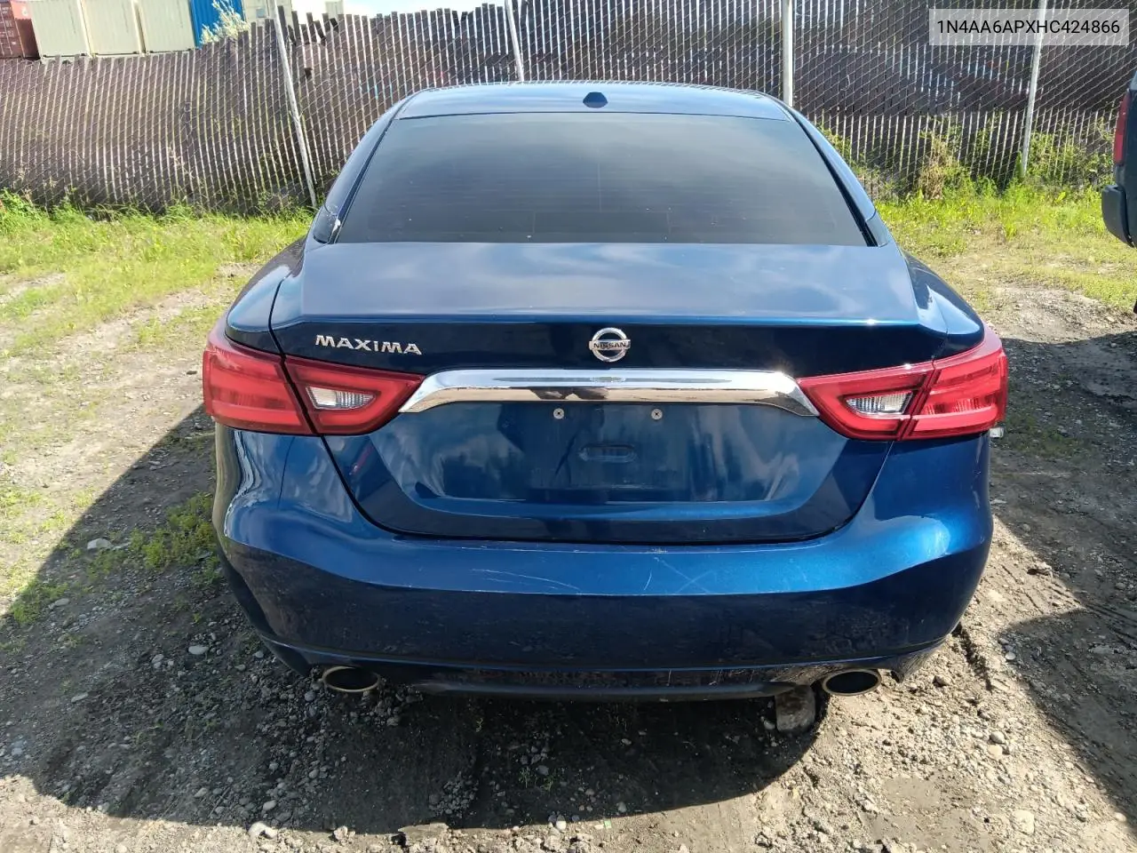 2017 Nissan Maxima 3.5S VIN: 1N4AA6APXHC424866 Lot: 63123795