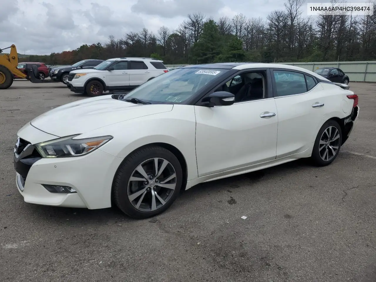 2017 Nissan Maxima 3.5S VIN: 1N4AA6AP4HC398474 Lot: 63840895