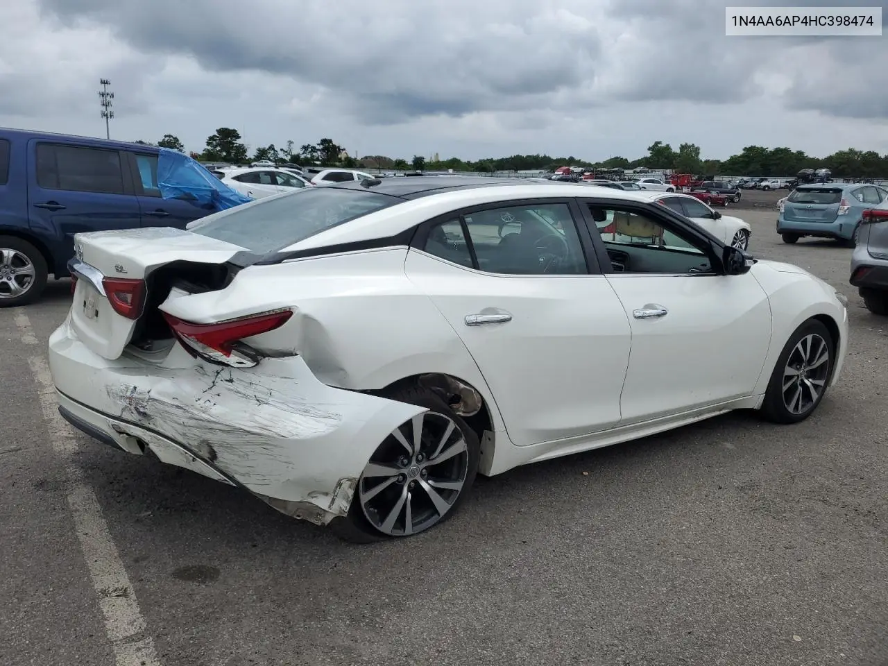 2017 Nissan Maxima 3.5S VIN: 1N4AA6AP4HC398474 Lot: 63840895