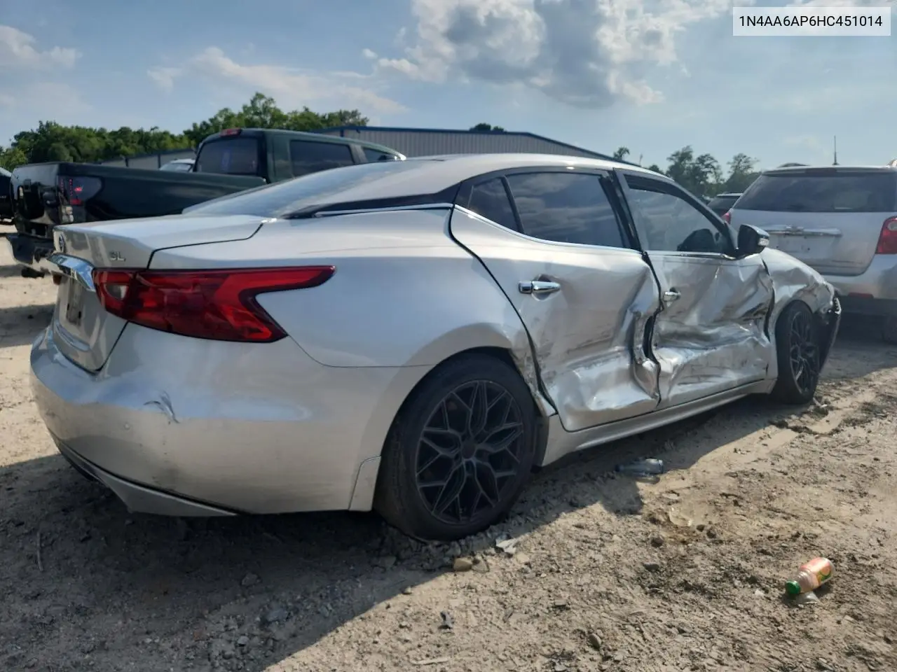2017 Nissan Maxima 3.5S VIN: 1N4AA6AP6HC451014 Lot: 64180185