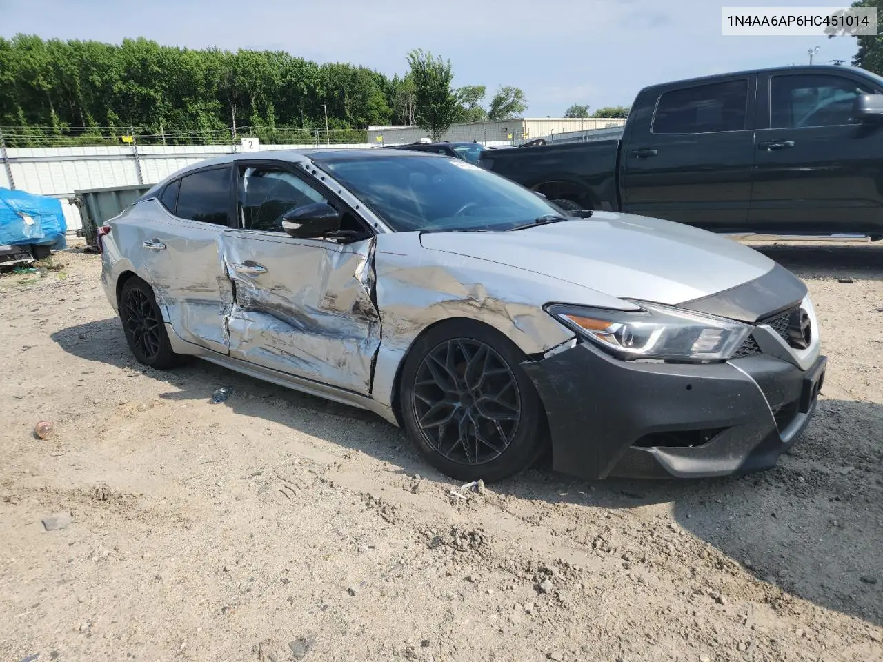 2017 Nissan Maxima 3.5S VIN: 1N4AA6AP6HC451014 Lot: 64180185