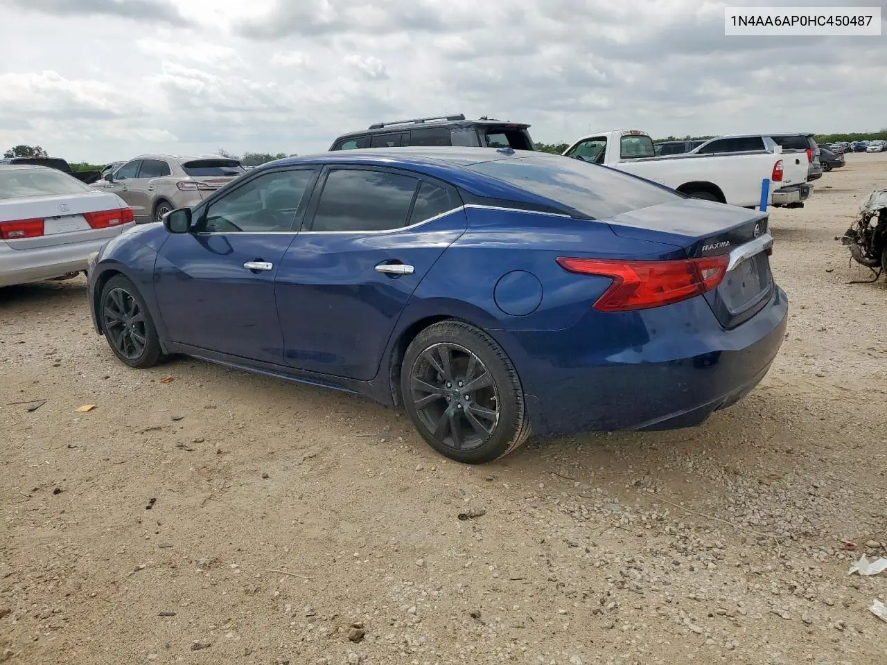 2017 Nissan Maxima 3.5S VIN: 1N4AA6AP0HC450487 Lot: 64370595