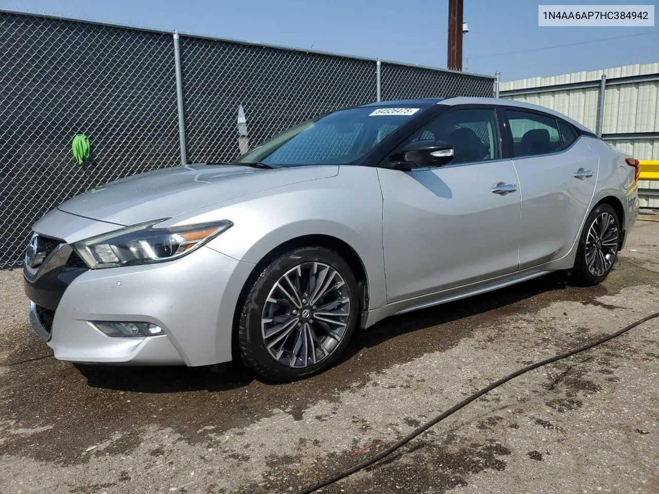 2017 Nissan Maxima 3.5S VIN: 1N4AA6AP7HC384942 Lot: 64526475