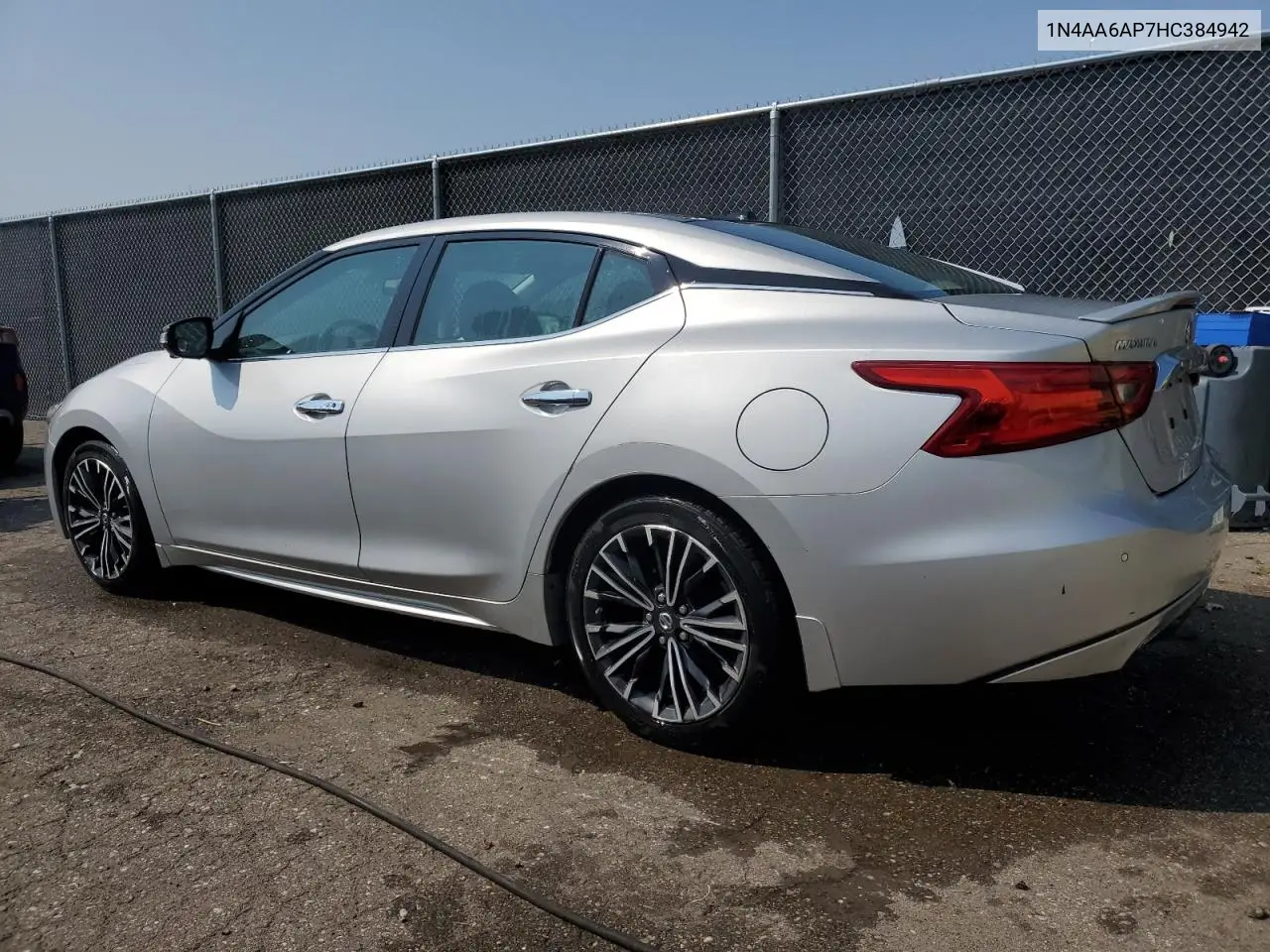 2017 Nissan Maxima 3.5S VIN: 1N4AA6AP7HC384942 Lot: 64526475