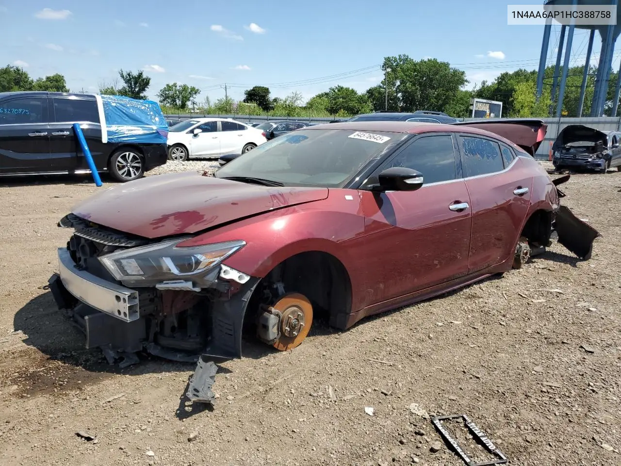 2017 Nissan Maxima 3.5S VIN: 1N4AA6AP1HC388758 Lot: 64576645