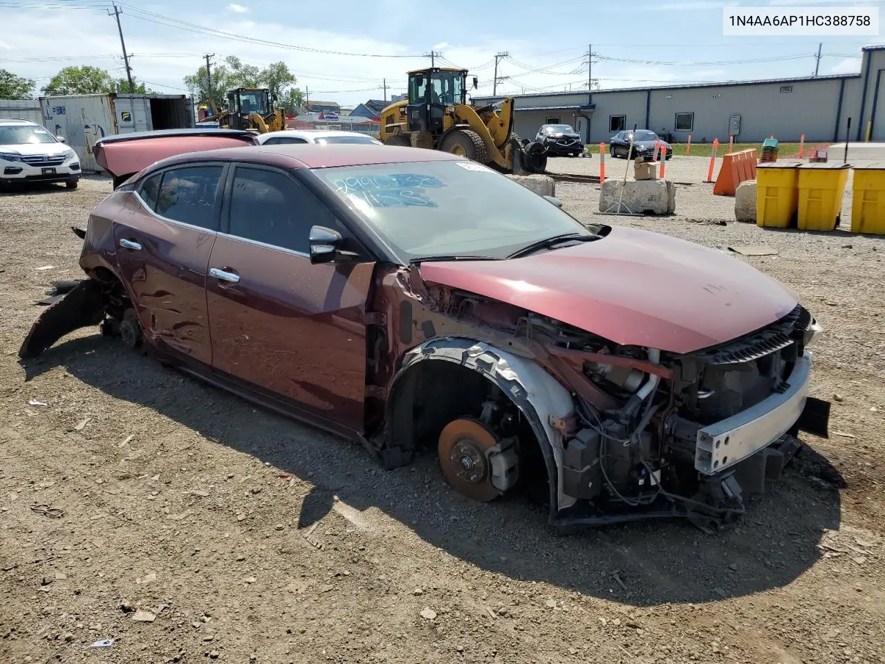 2017 Nissan Maxima 3.5S VIN: 1N4AA6AP1HC388758 Lot: 64576645