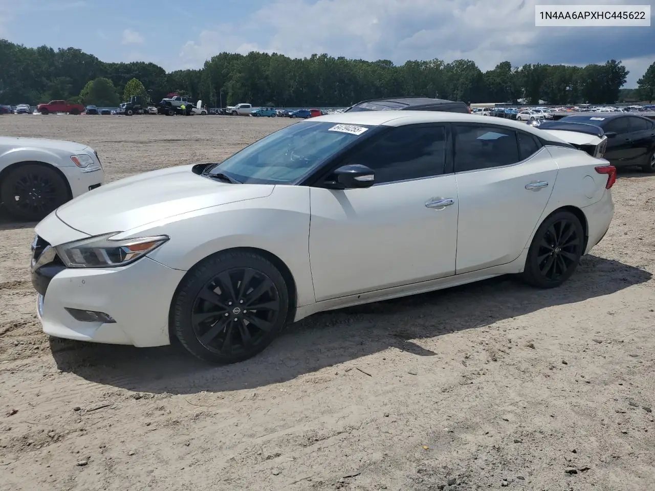2017 Nissan Maxima 3.5S VIN: 1N4AA6APXHC445622 Lot: 64794255