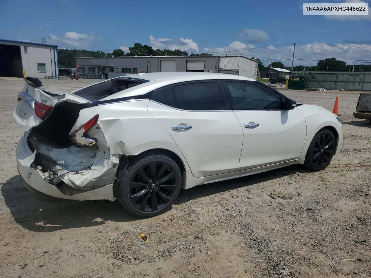 2017 Nissan Maxima 3.5S VIN: 1N4AA6APXHC445622 Lot: 64794255