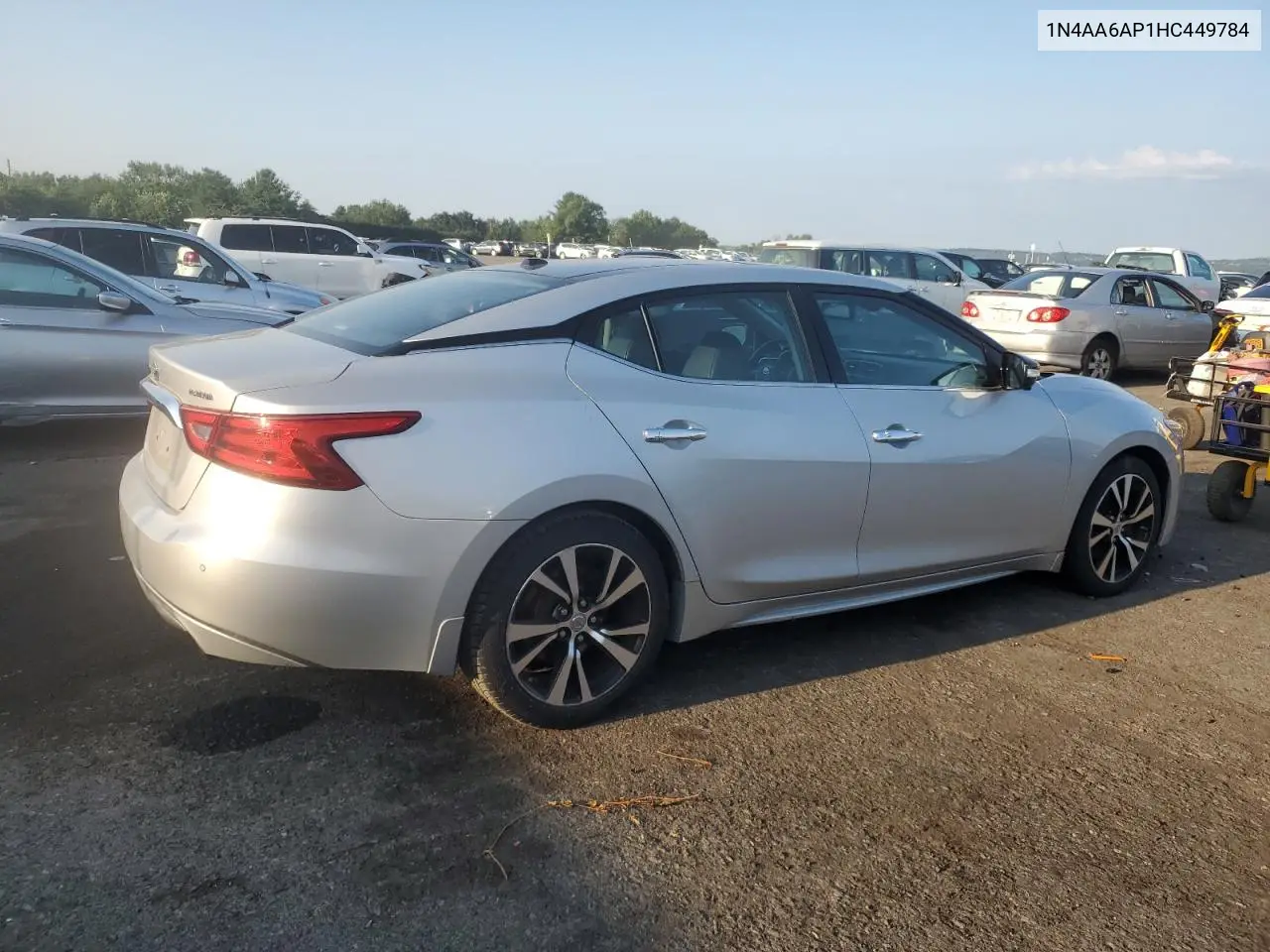 2017 Nissan Maxima 3.5S VIN: 1N4AA6AP1HC449784 Lot: 65285775