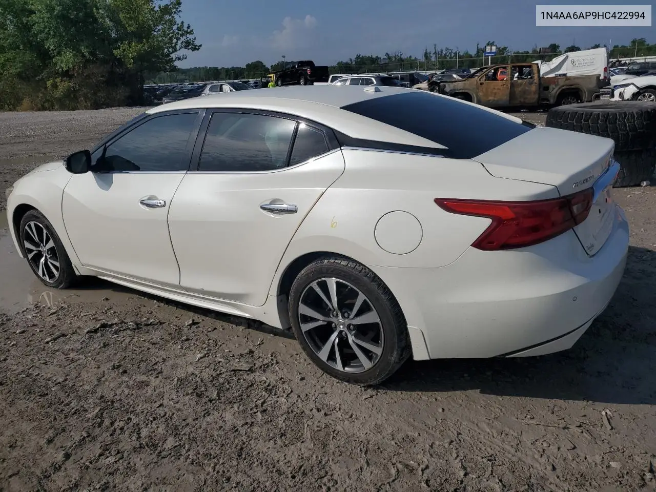 2017 Nissan Maxima 3.5S VIN: 1N4AA6AP9HC422994 Lot: 65698865