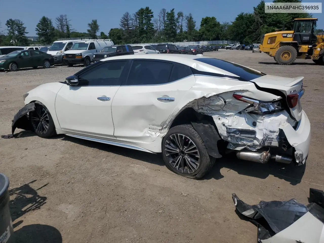 2017 Nissan Maxima 3.5S VIN: 1N4AA6AP4HC396935 Lot: 65703305