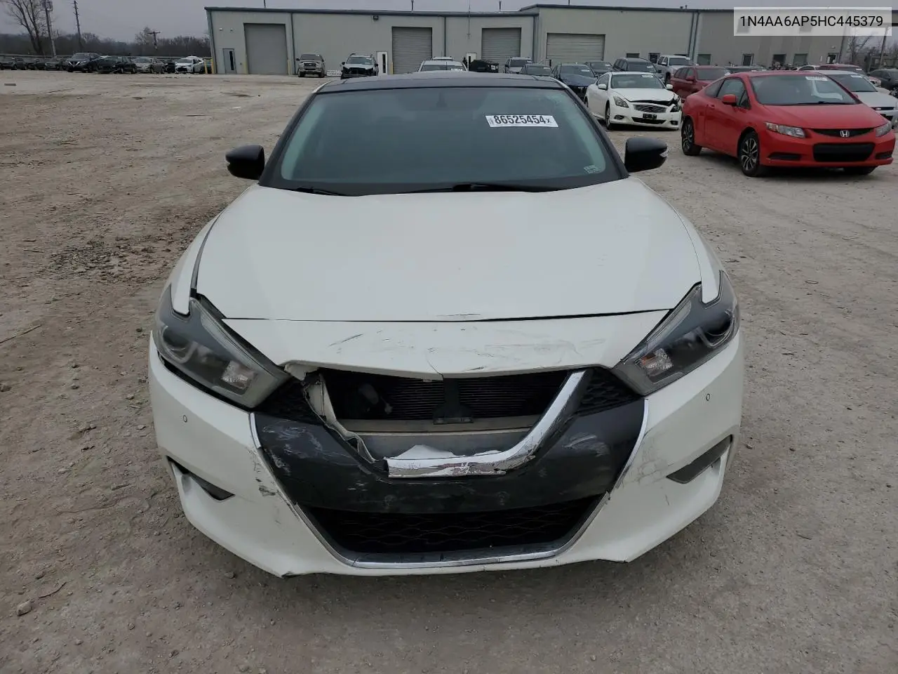 2017 Nissan Maxima 3.5S VIN: 1N4AA6AP5HC445379 Lot: 86525454