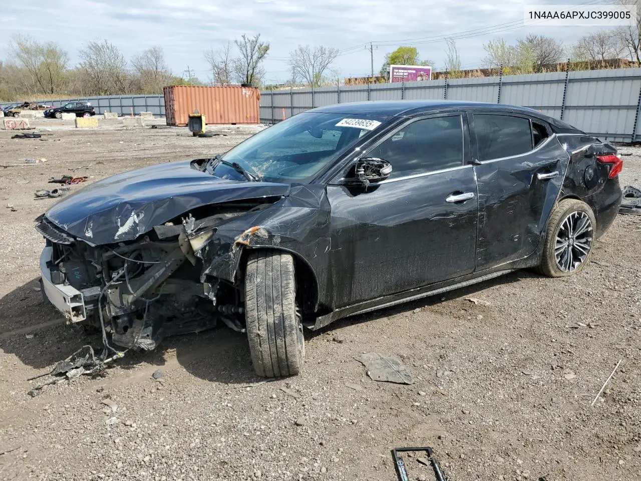 2018 Nissan Maxima 3.5S VIN: 1N4AA6APXJC399005 Lot: 54239655
