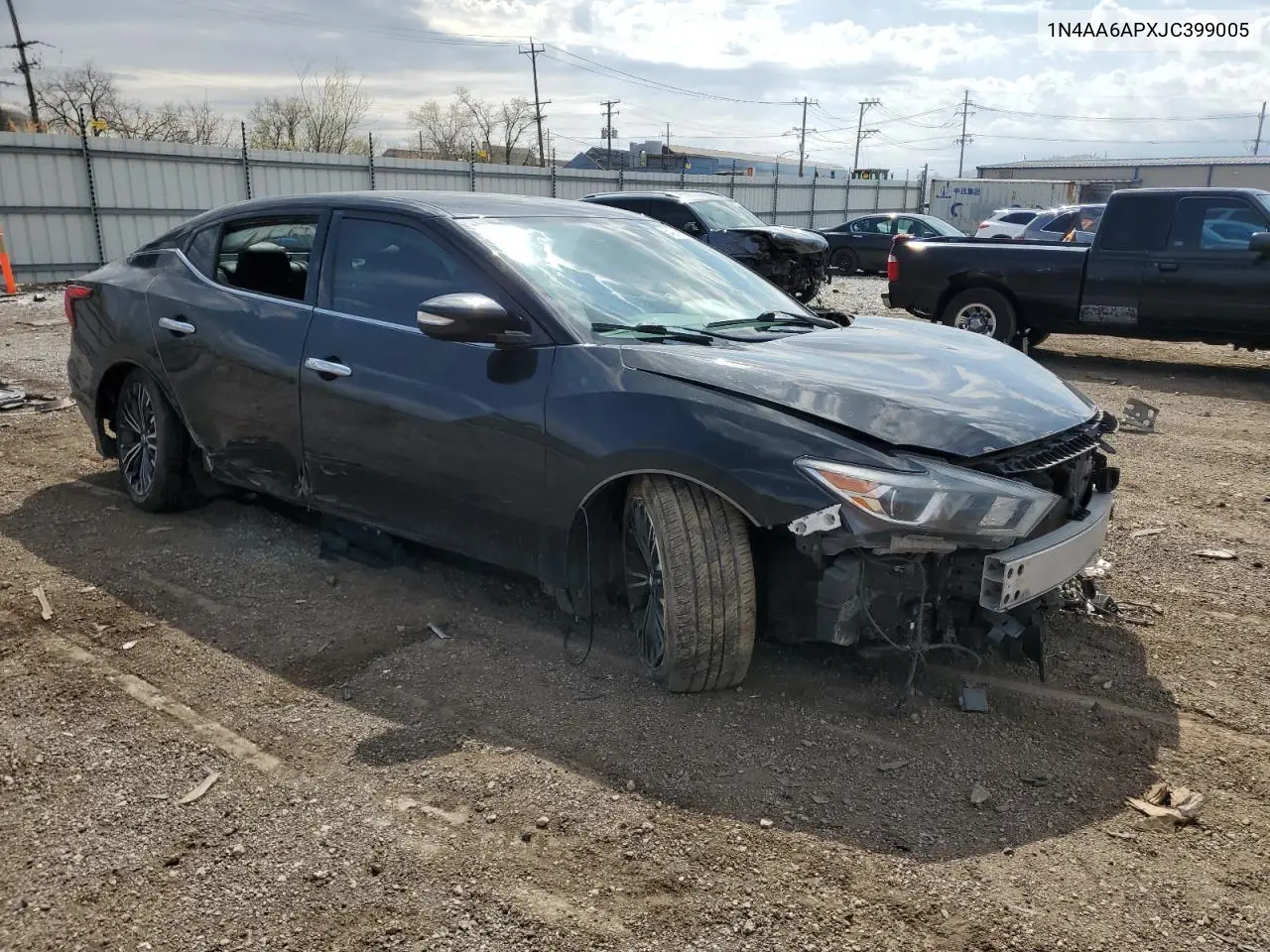 2018 Nissan Maxima 3.5S VIN: 1N4AA6APXJC399005 Lot: 54239655
