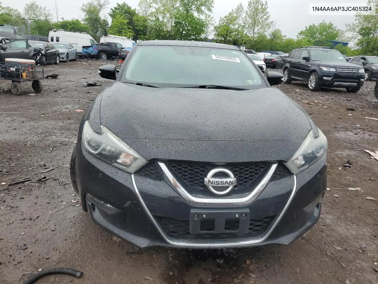 2018 Nissan Maxima 3.5S VIN: 1N4AA6AP3JC405324 Lot: 56229065