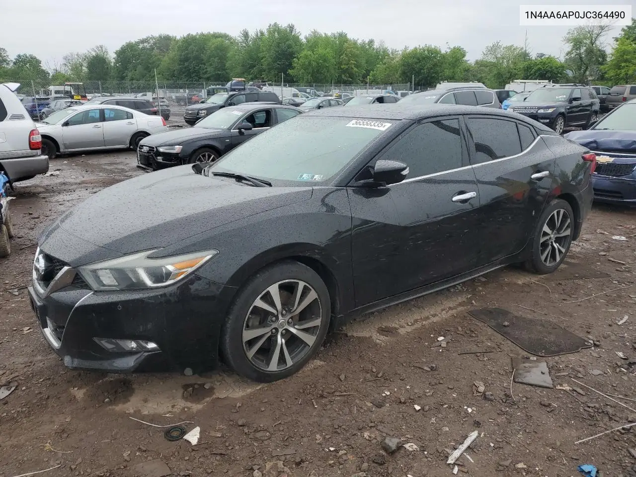 2018 Nissan Maxima 3.5S VIN: 1N4AA6AP0JC364490 Lot: 56558335