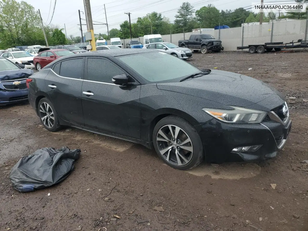 2018 Nissan Maxima 3.5S VIN: 1N4AA6AP0JC364490 Lot: 56558335