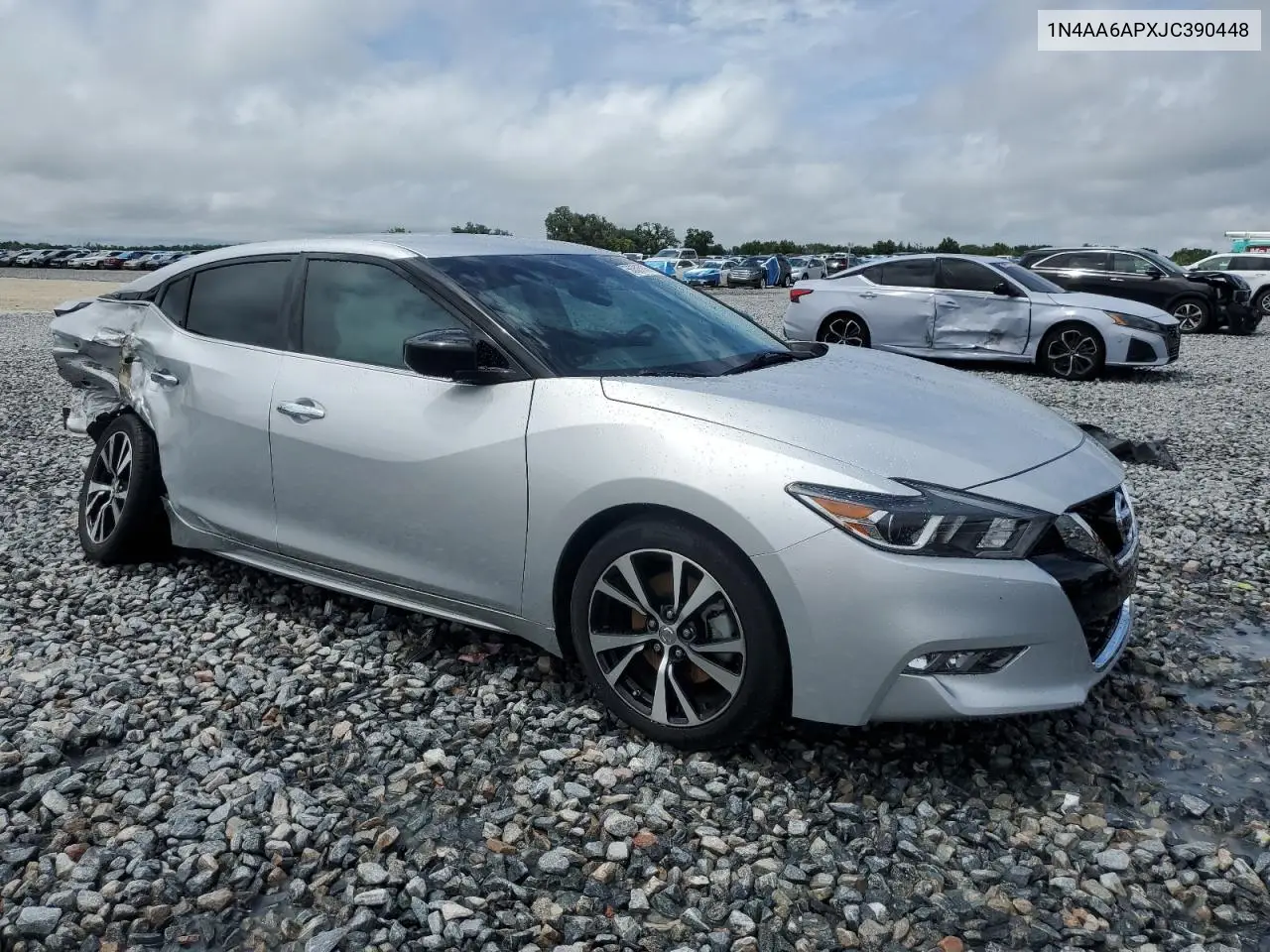 2018 Nissan Maxima 3.5S VIN: 1N4AA6APXJC390448 Lot: 56605685