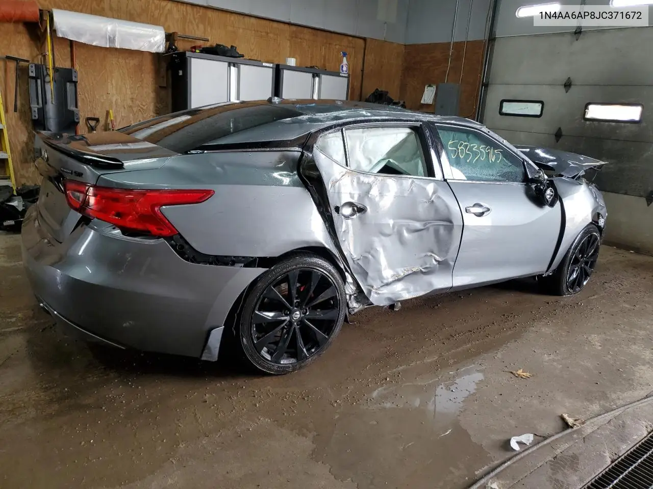 2018 Nissan Maxima 3.5S VIN: 1N4AA6AP8JC371672 Lot: 58335965
