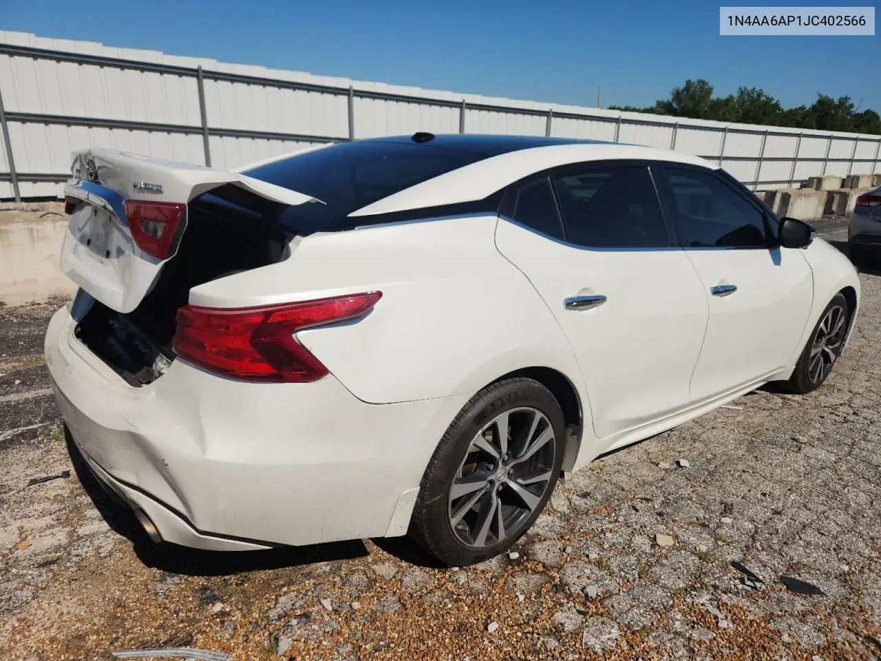 2018 Nissan Maxima 3.5S VIN: 1N4AA6AP1JC402566 Lot: 63227705